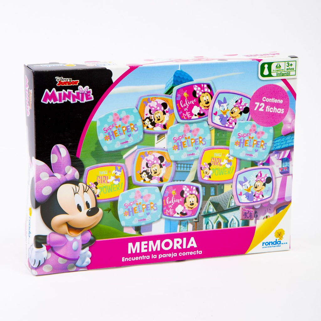 Juego de mesa de memoria de Minnie Mouse