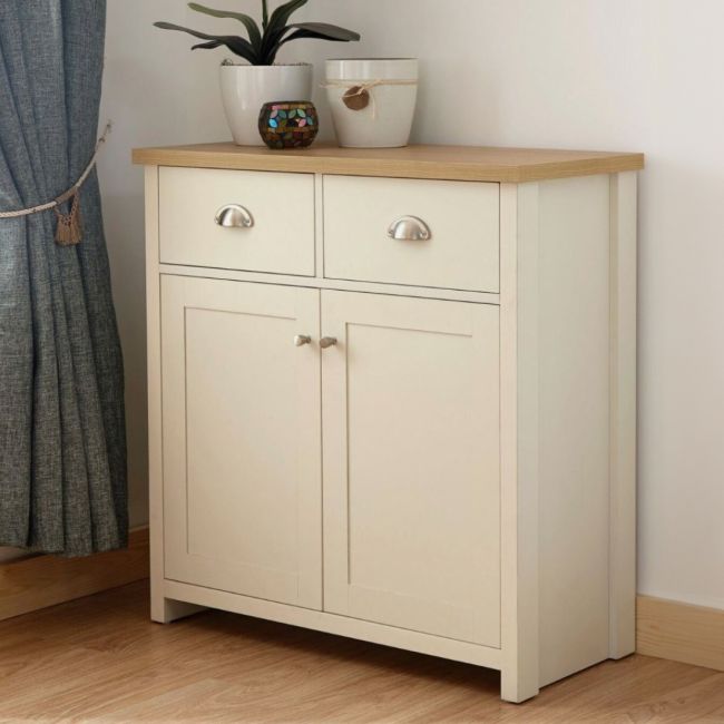 Aparador de 2 Gavetas en Melamina