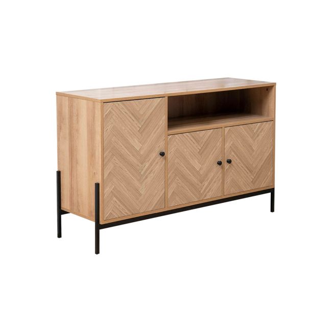 Bufetera de 3 Puertas con Estante en MDF