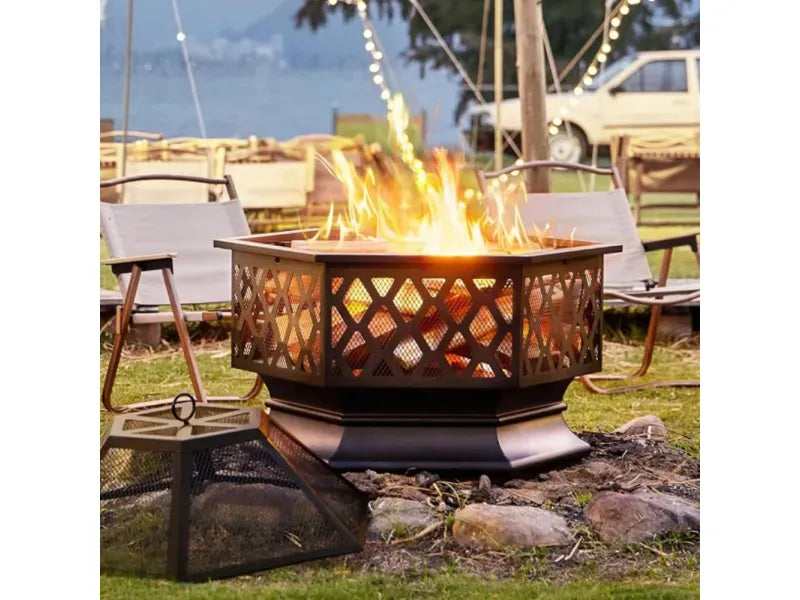 Parrilla de carbón Expert Grill con cobertor