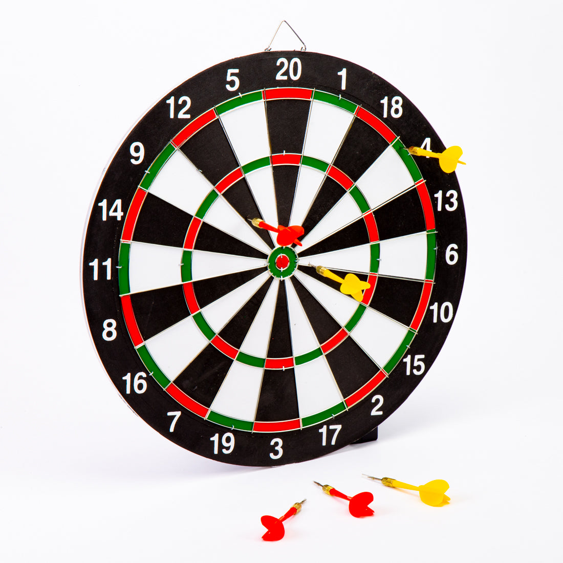 Tablero colgante con dardos de 40cm