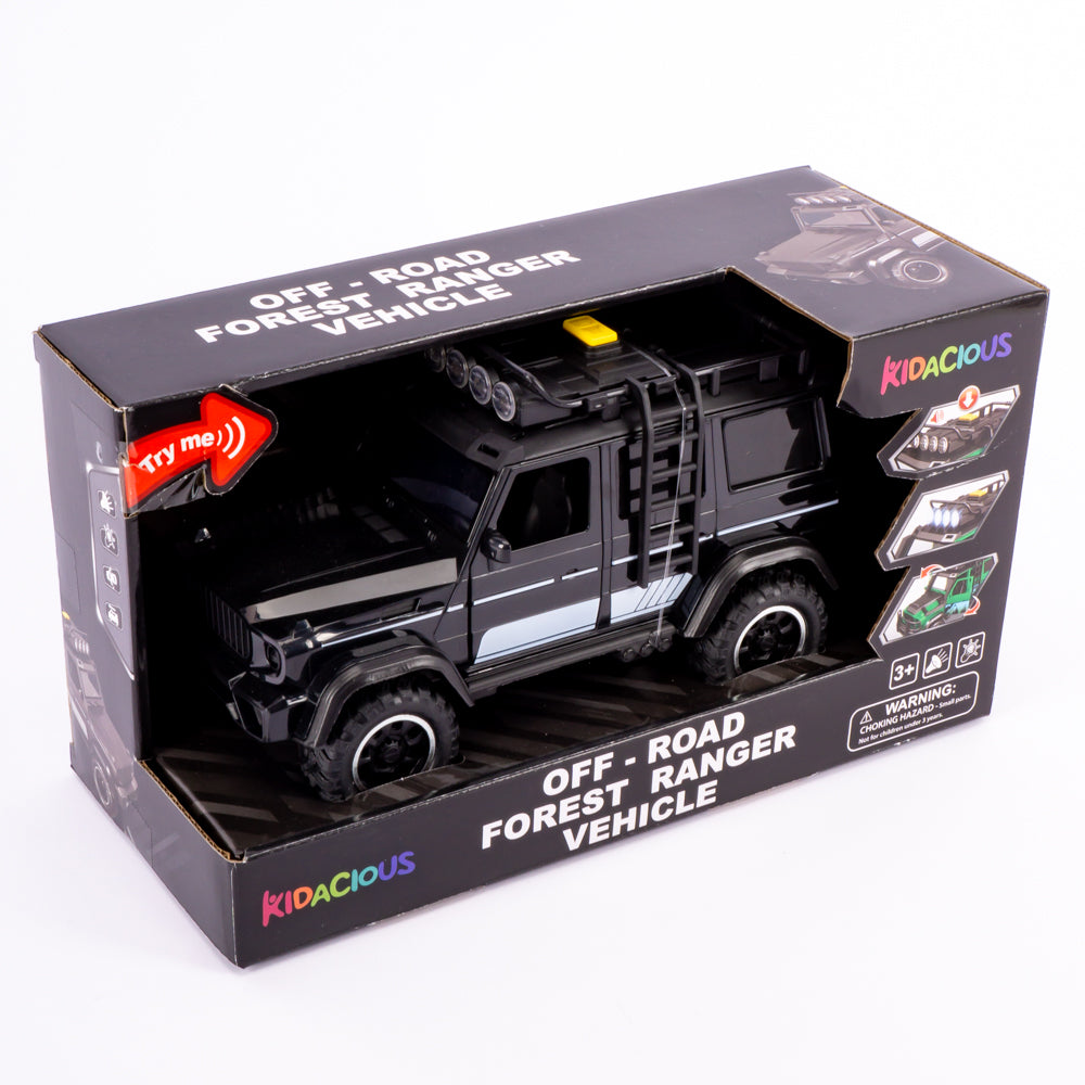 Carro Off-Road Forest Ranger con Sonido – Kidacious