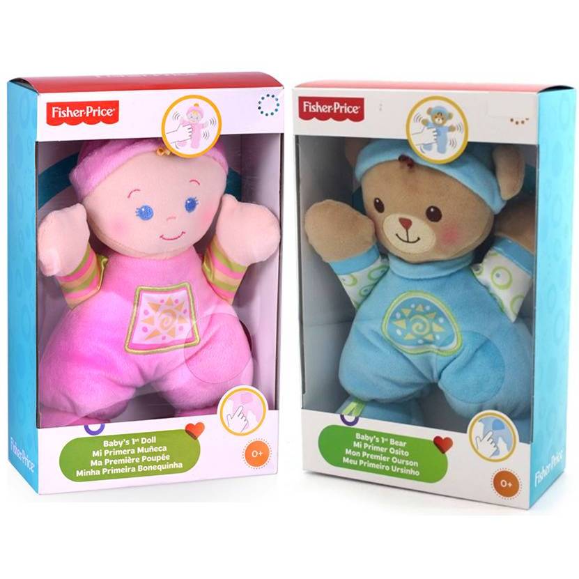 Fisher-Price Mi Primera Muñeca y Mi Primer Osito