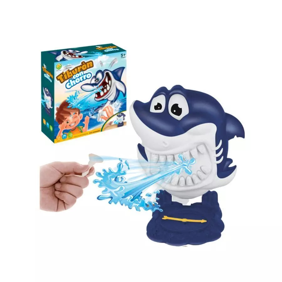 Juego de Mesa Tiburón con Chorro de Agua