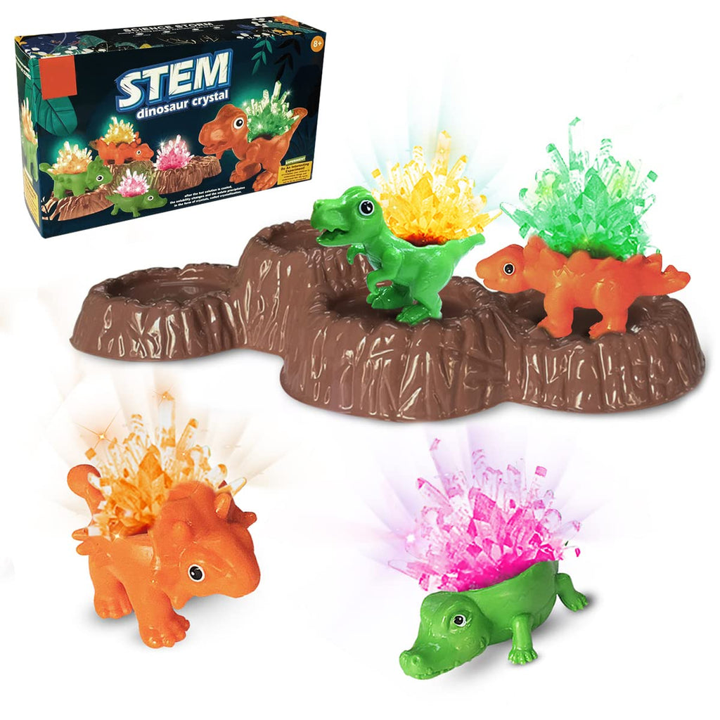 Juego de la Ciencia de los Cristales de Dinosaurios