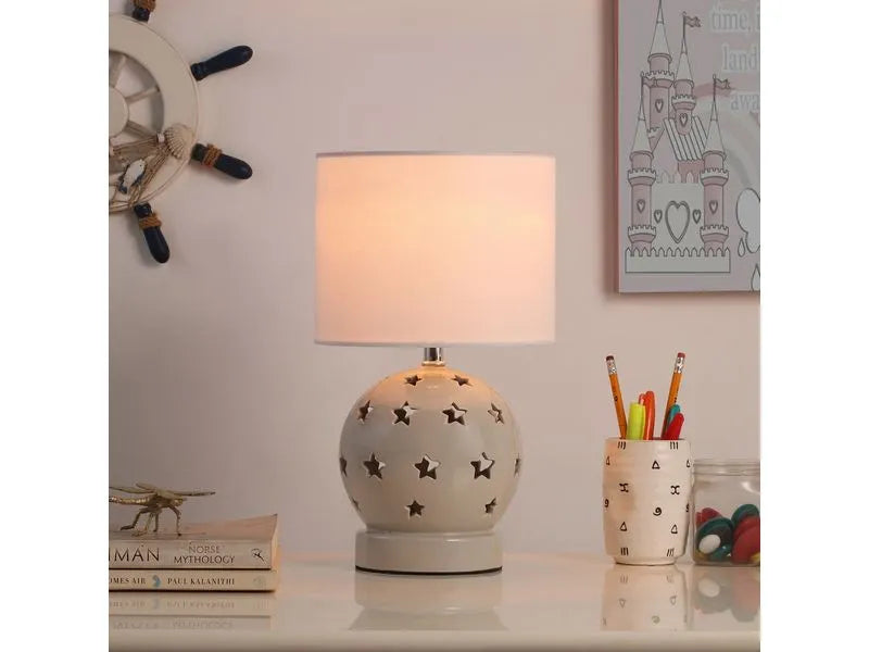 Lámpara Mainstays redonda color gris