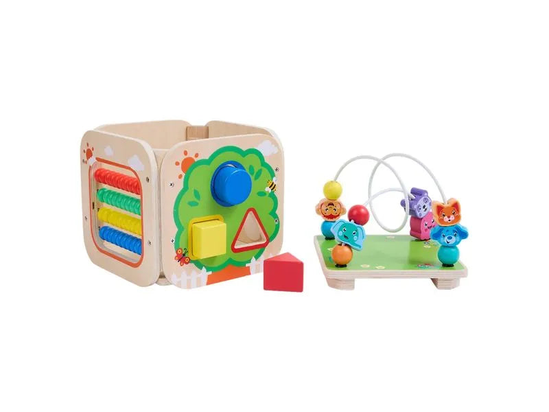 Cubo educativo de madera Spark Create Imagine