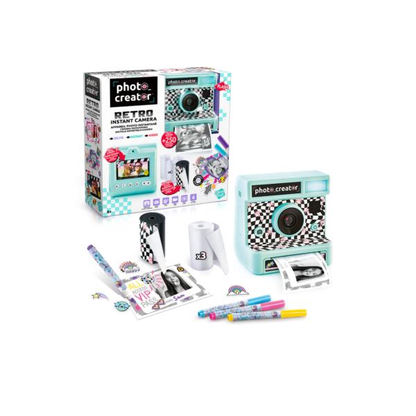 Cámara instantánea retro digital