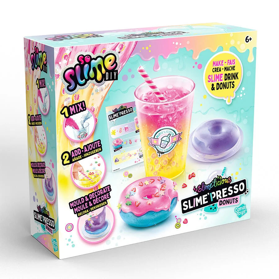 Crea tu Slime de Bebida y Donas