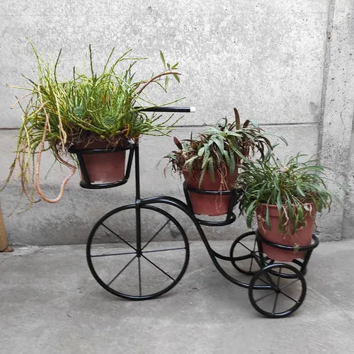 Triciclo Hierro Forjado Macetero