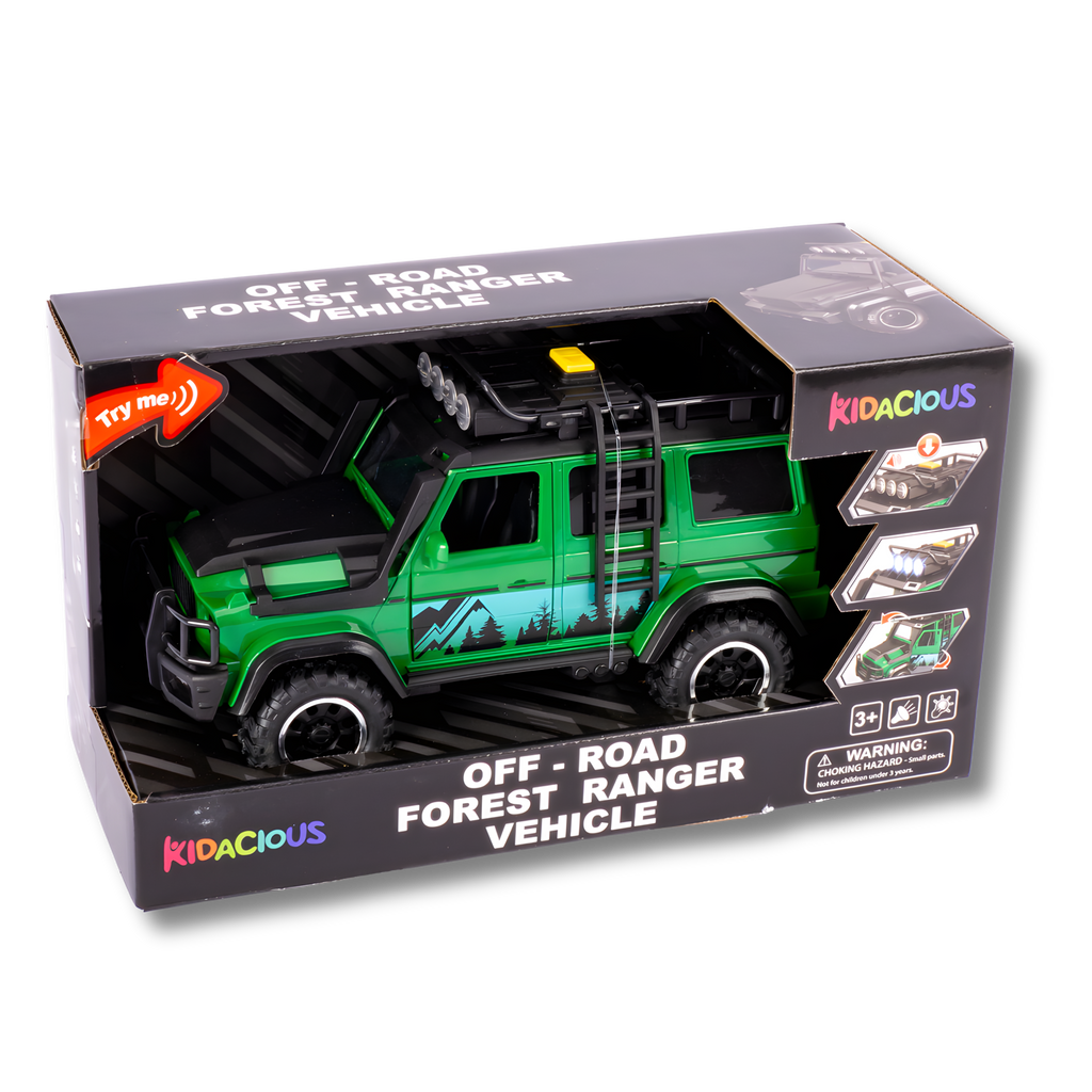 Carro Off-Road Forest Ranger con Sonido – Kidacious