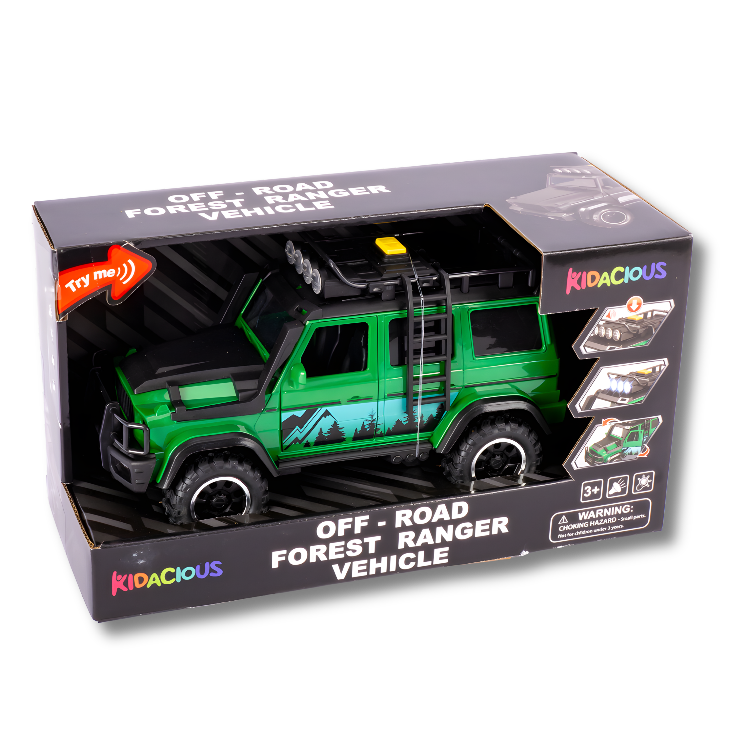 Carro Off-Road Forest Ranger con Sonido – Kidacious
