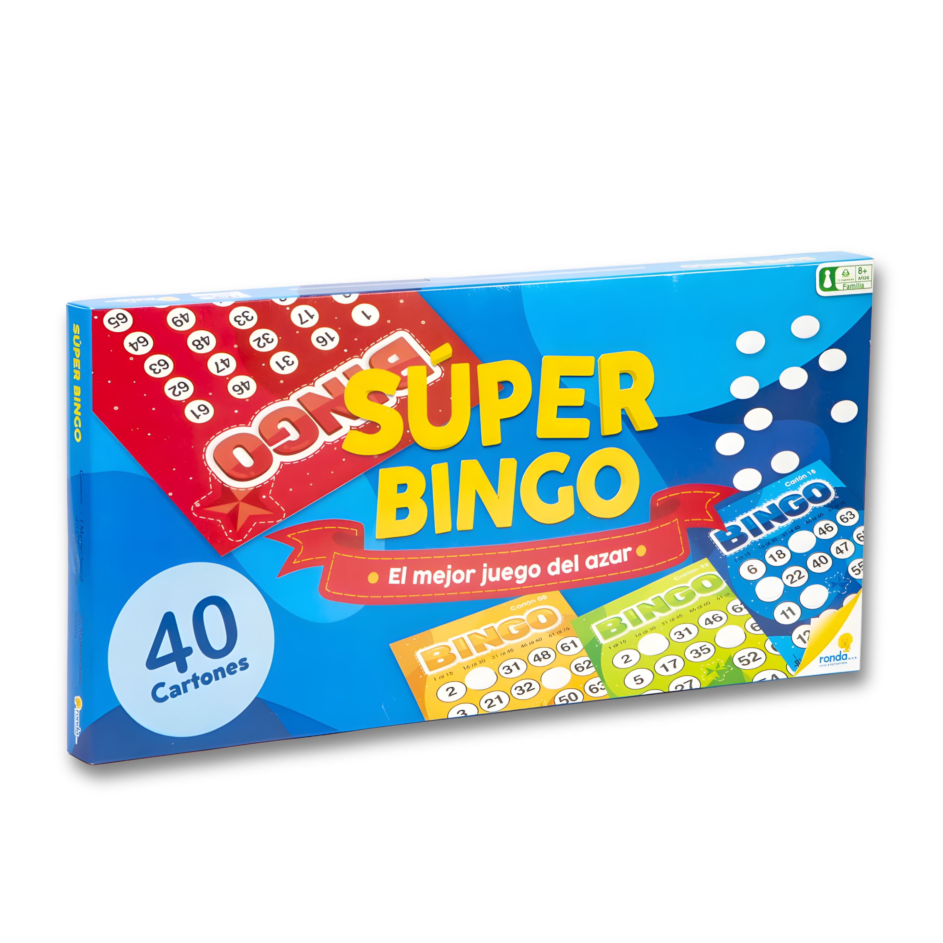 Juego de Mesa Súper Bingo – 40 Cartones