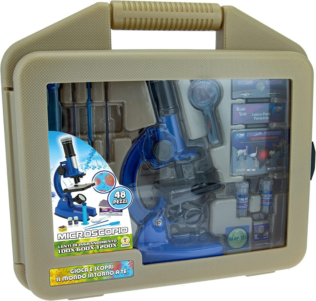 Microscopio Deluxe 48 piezas con aumentos