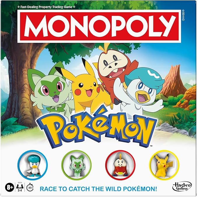 Juego de Mesa Hasbro Games - Monopoly Pokémon