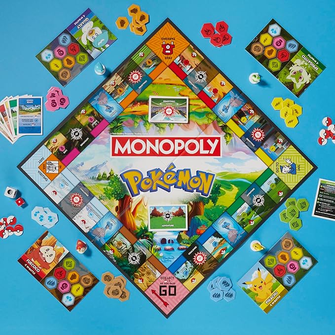 Juego de Mesa Hasbro Games - Monopoly Pokémon