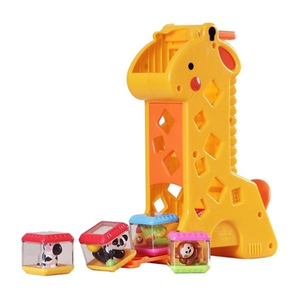 Jirafa con bloques divertidos
