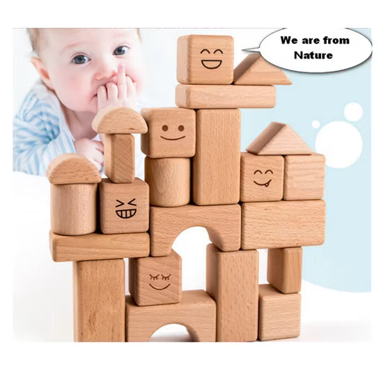 Set de Bloques Emocionales de Madera Block Hero