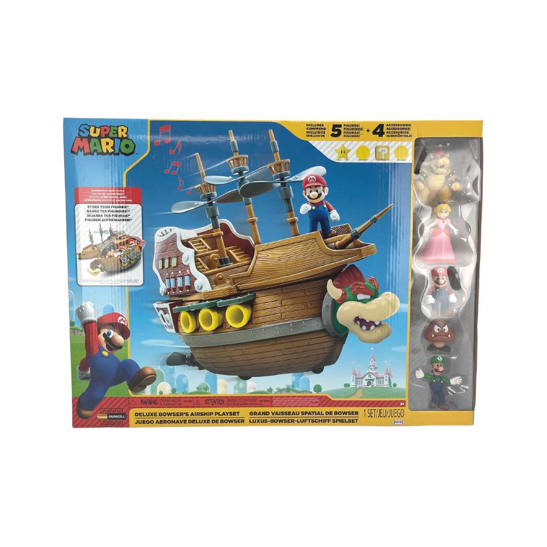 Juego Aeronave Deluxe de Bowser Super Mario