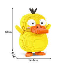 Set de construcción Micro Brick del personaje Psyduck de Pokémon