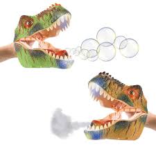 Juego Lanzador de Burbujas de Dinosaurio con Luz y Sonido