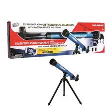 Telescopio Astronómico Tele-Science 25/50 Power 40mm con Trípode