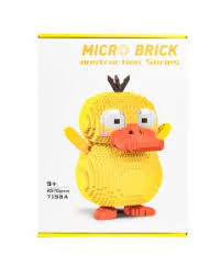 Set de construcción Micro Brick del personaje Psyduck de Pokémon