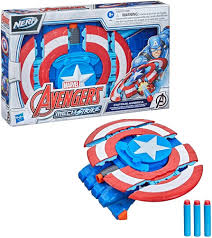 Nerf Avengers Mech Strike Captain America Strikeshot