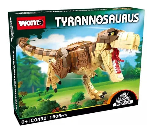Juego de bloques de construcción WOMA Dinosaurio T-Rex